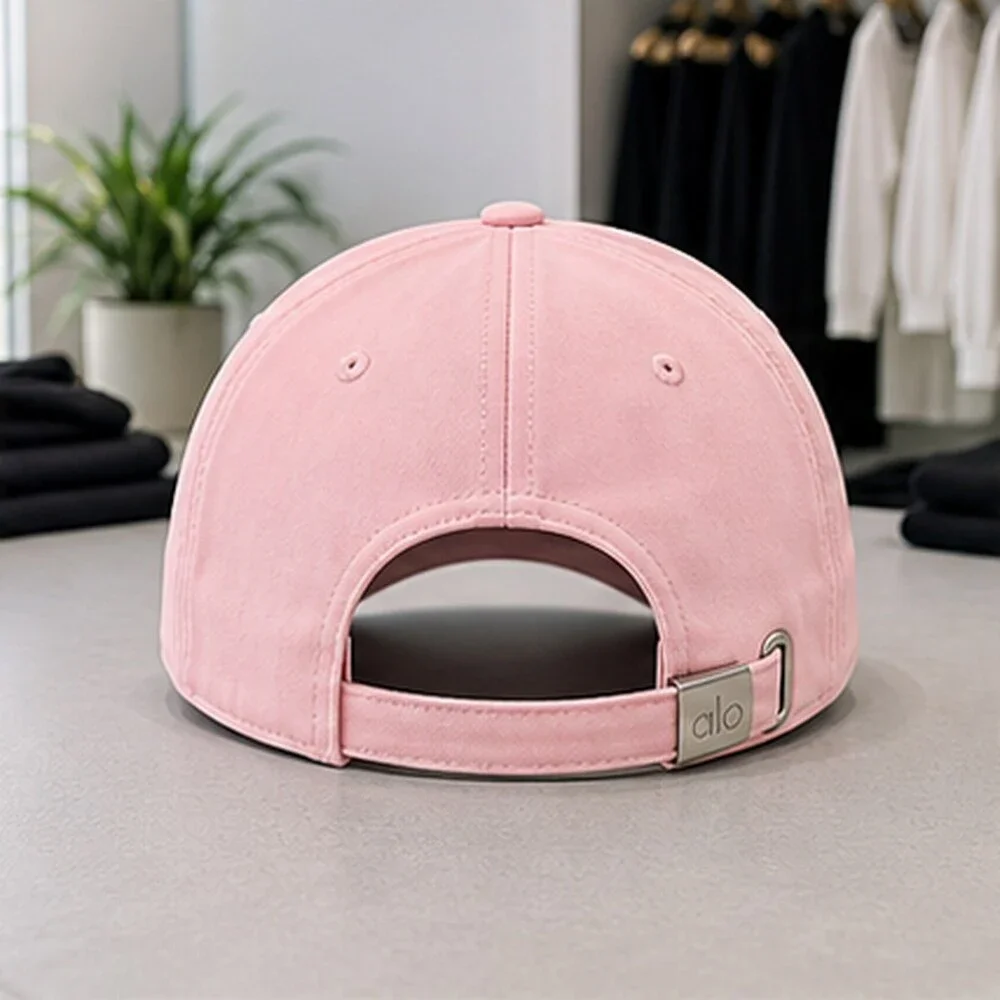 ALO Yoga Pink Travel Baseball Cap Hat NWT